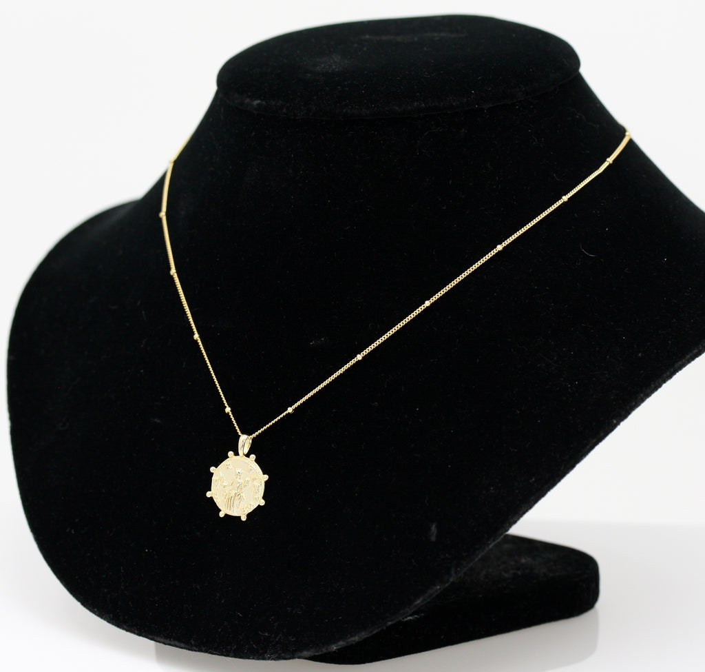 Gold Plated Sterling Silver necklace 11