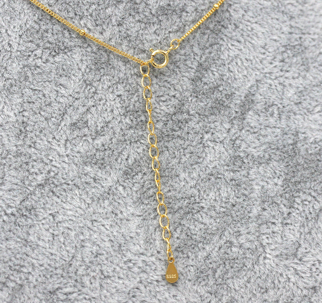 Gold Plated Sterling Silver necklace 11