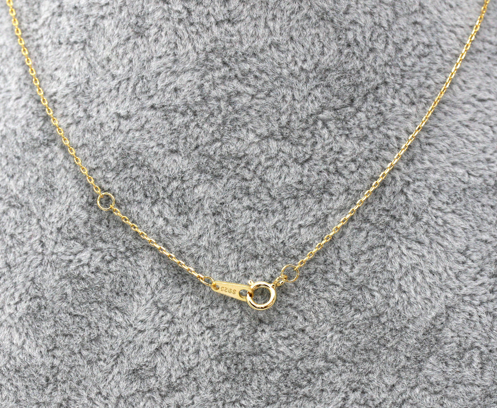 Gold Plated Sterling Silver necklace 12