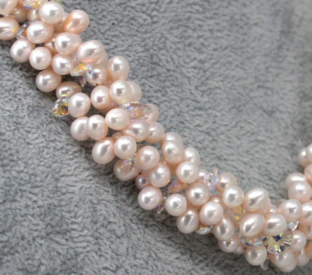 Necklace Soft Pink Freshwater Pearls