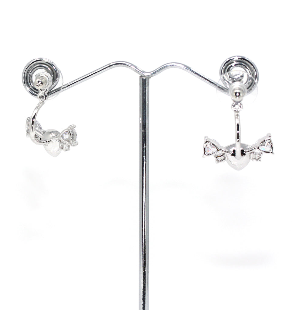 Over and Under Earrings with Swarovski elements - z xxx 3