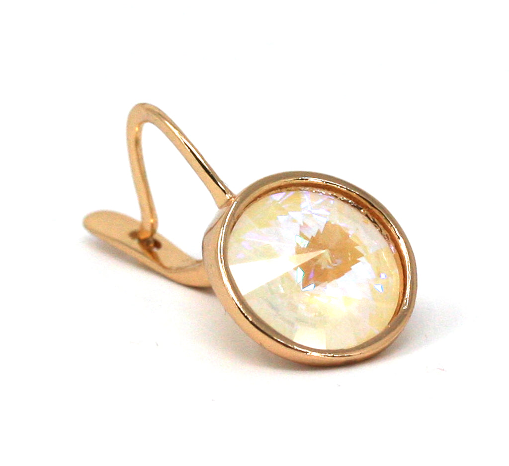 White Opal crystal Earrings E AG 106