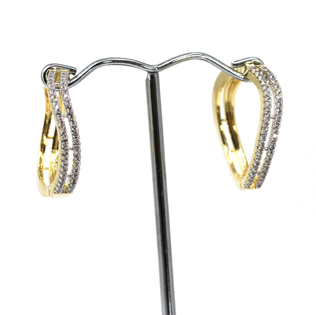 Double Hoop Earrings E AL-184