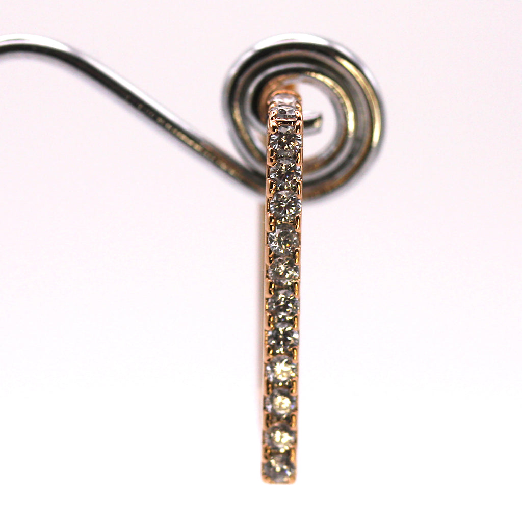 XU 8603 Earrings Rose Gold plated