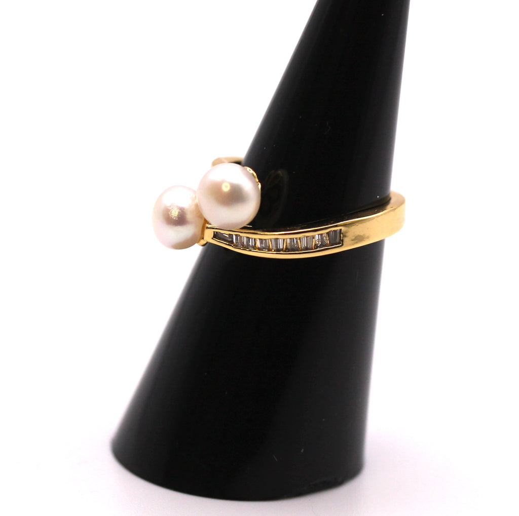 Ring with freshwater pearls JD 489