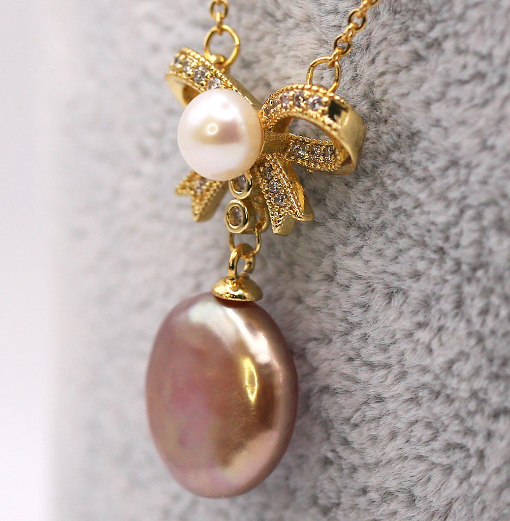 Necklace JD 618 Coin Pearl
