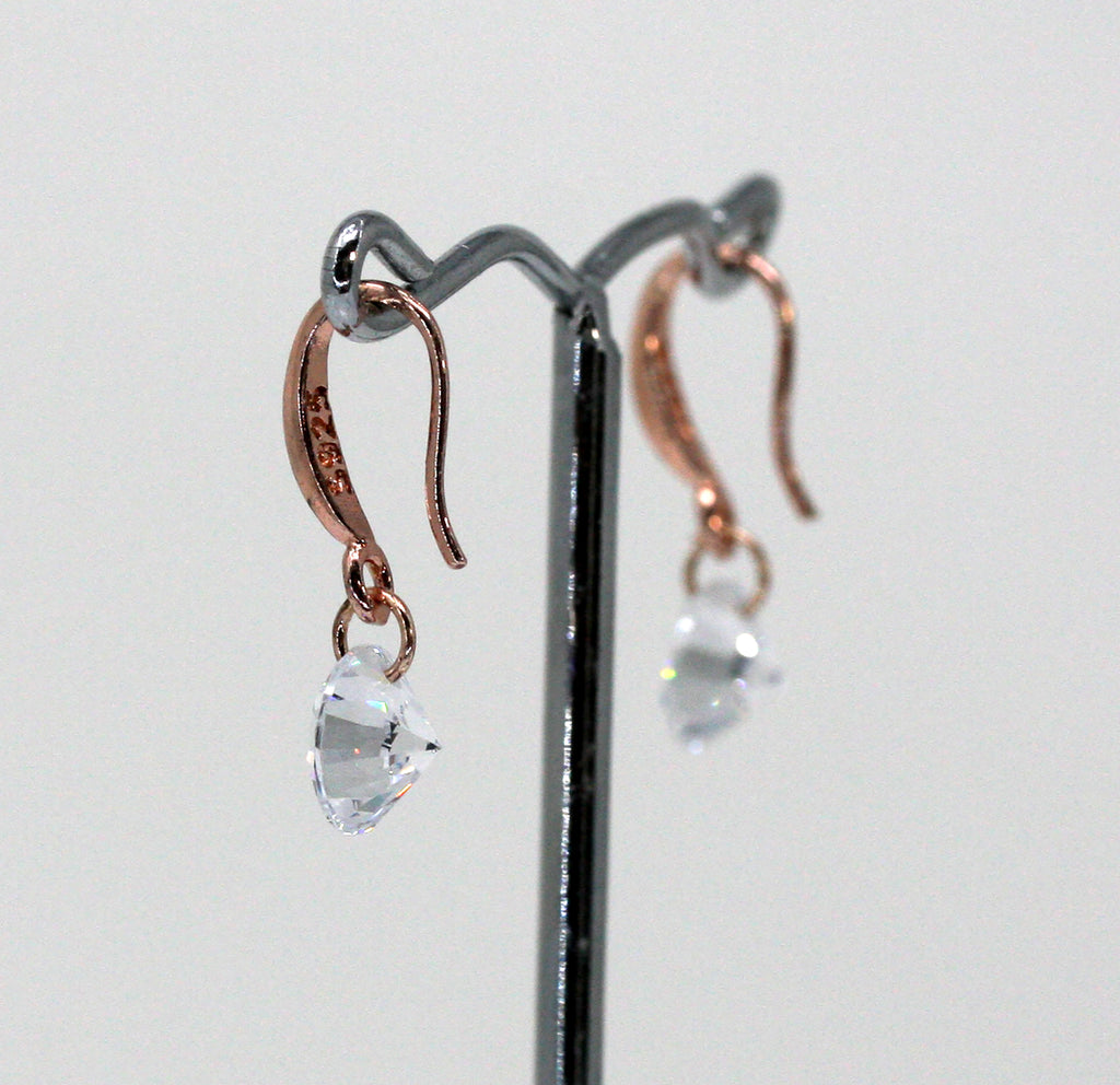 Dangling Crystal Drop Earrings