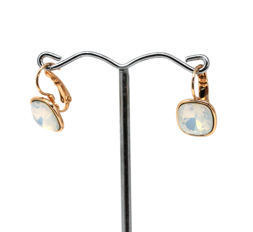 Rose Valade Collection Earrings with Swarovski Crystal Elements. Gold plated.