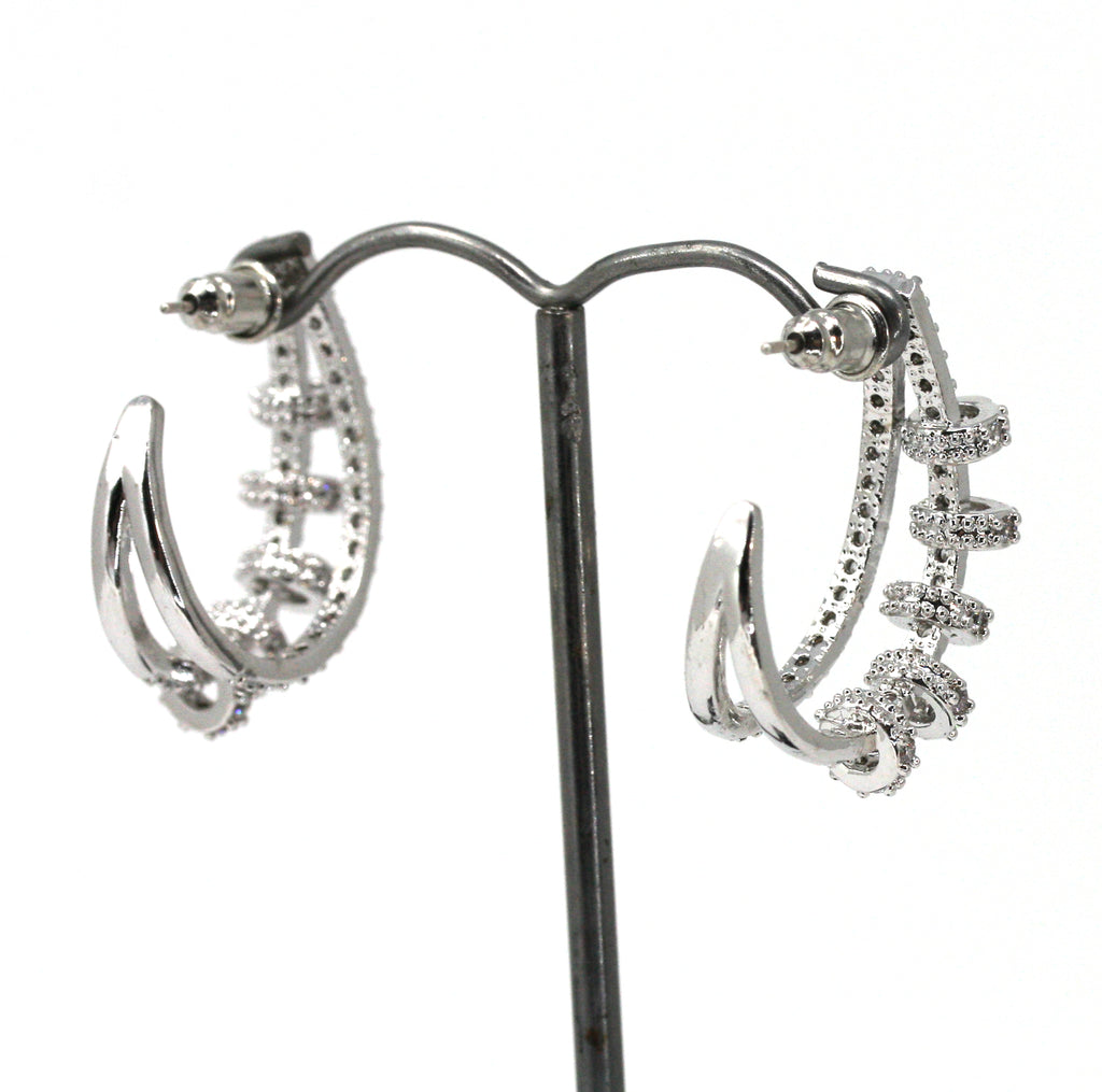 Open Hoop Earrings - E M 126